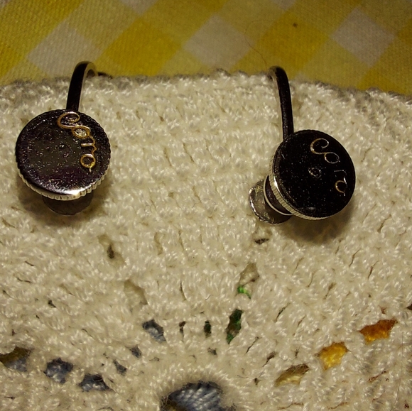 Coro Blue Vintage Earrings - Picture 2 of 3